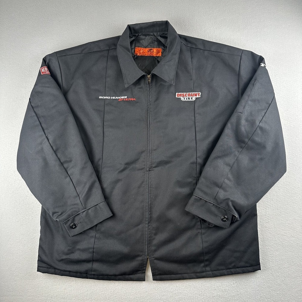 Red Kap Men's Black Discount Tire Work Jacket Size XXL-RG